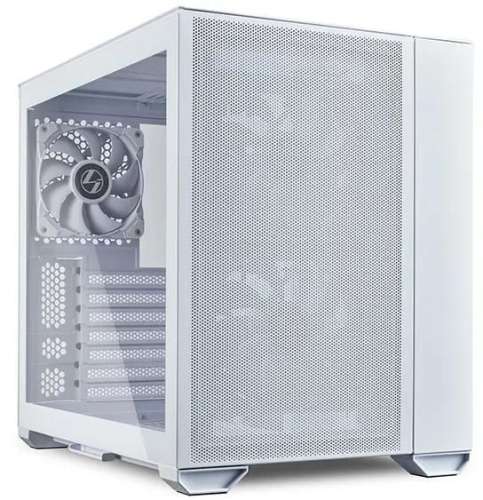 Корпус ATX Lian Li O11 Air Mini, Mini-Tower, без БП,  белый [g99.o11amw.00]